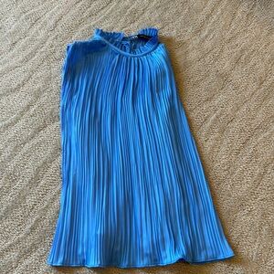 Zara blue sleeveless top